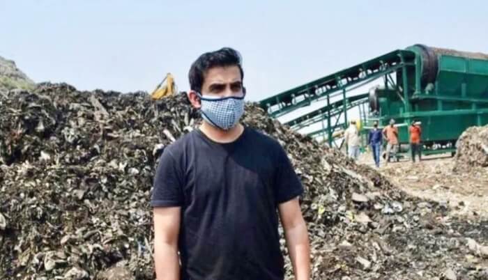 Solid waste Project Inauguration by Gautam Gambhir